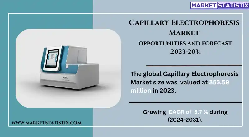 Capillary electrophoresis equipment used for the separation of molecules in chemical and biological research