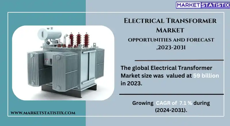 Electrical transformer used in power distribution and transmission systems for voltage regulation