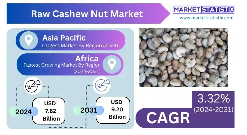 "Export packaging of raw cashew nuts in large sacks, ready for international shipping."