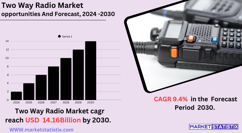 Market trends and growth analysis of the global two-way radio industry.